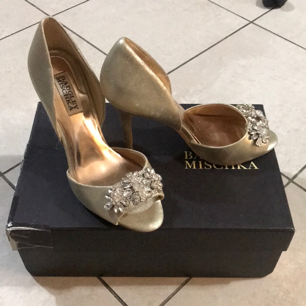 Badgley Mischka d’orsay Gianna II size 7